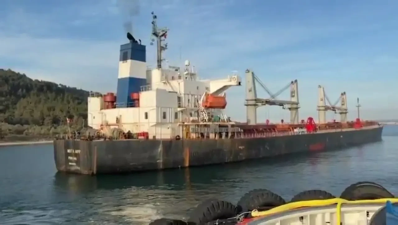 Çanakkale Boğazı'nda gemi arızası