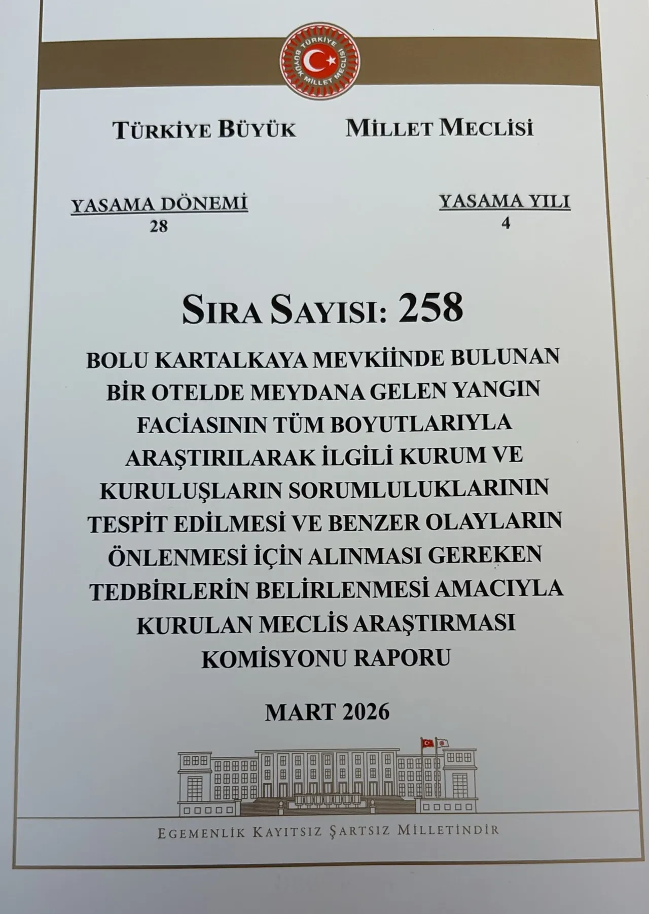 Kartalkaya Meclis Komisyon Raporu gerçeği ortaya çıkardı: Kültür ve Turizm Bakanlığı'na sorumluluk yüklenmedi