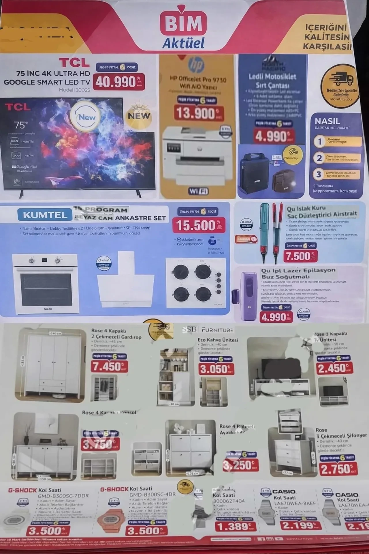 BİM 13-20 Mart aktüel ürünler kataloğu 2026! Gardırop, kahve ünitesi, ayakkabılık, şifonyer ve konsol geliyor