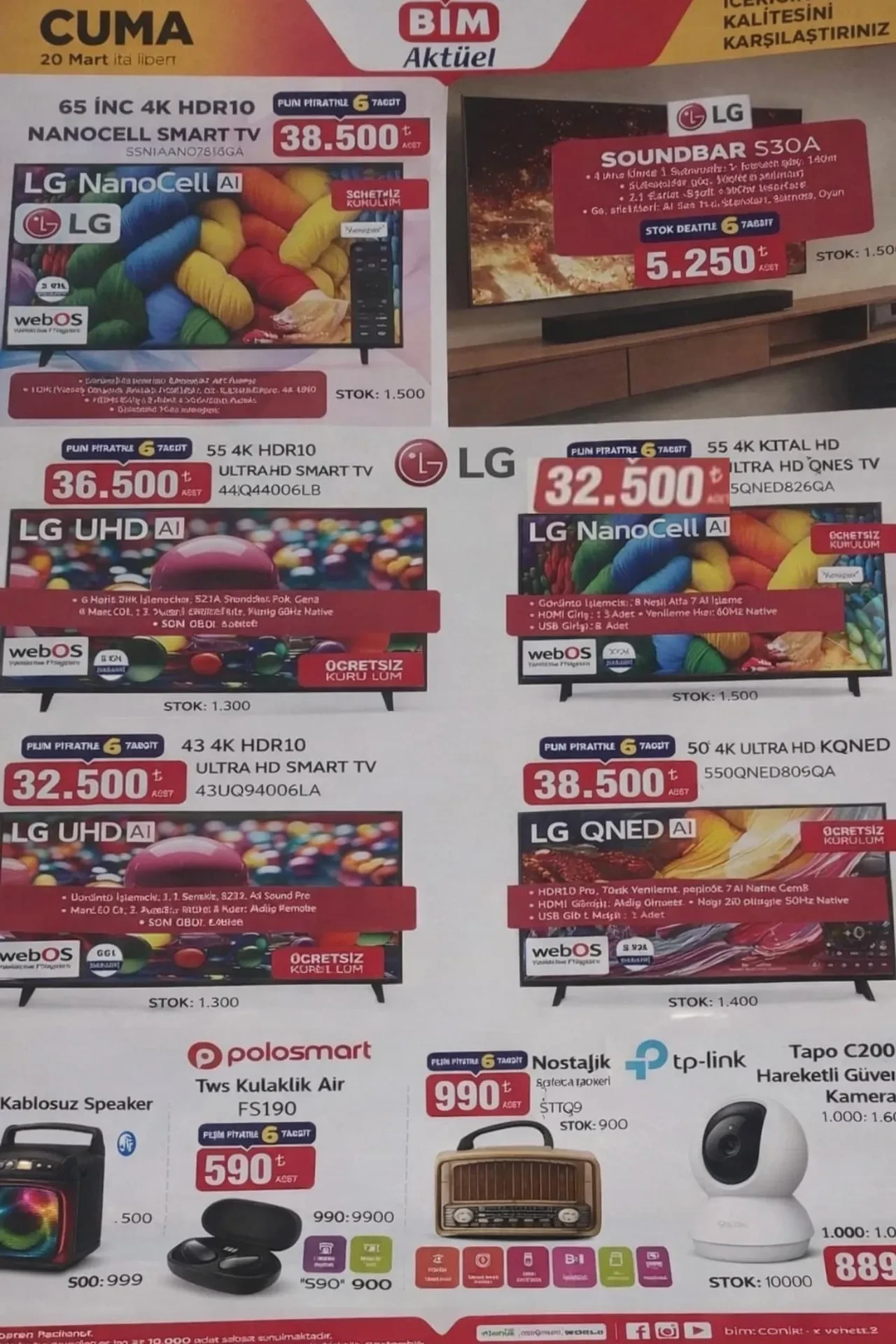 BİM 13-20 Mart aktüel ürünler kataloğu 2026! Gardırop, kahve ünitesi, ayakkabılık, şifonyer ve konsol geliyor