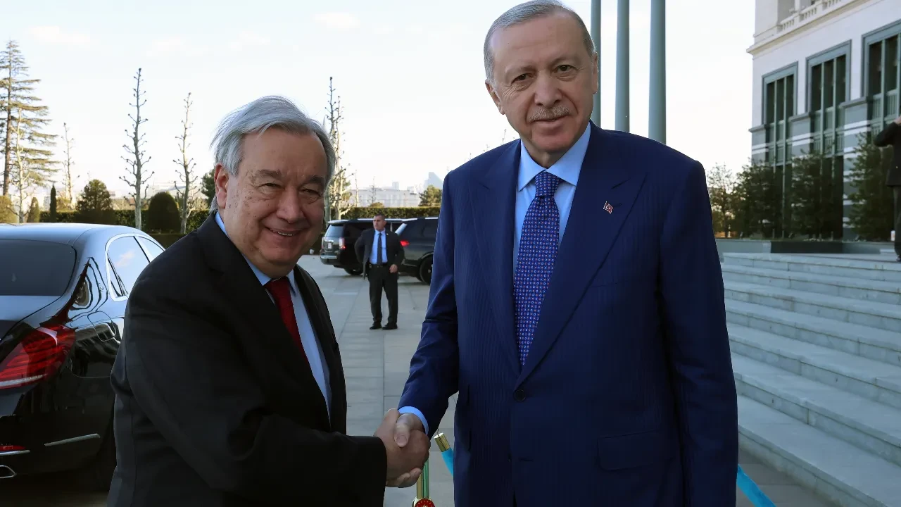 Cumhurbaşkanı Erdoğan, Guterres ile görüştü: Kritik gündemde dikkat çeken zirve
