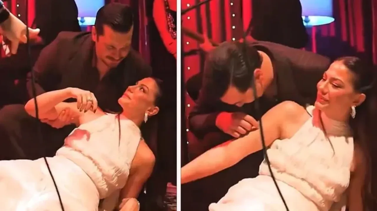 Eşref Rüya çekimlerinde Demet Özdemir gülme krizine girdi! Sete ara verildi