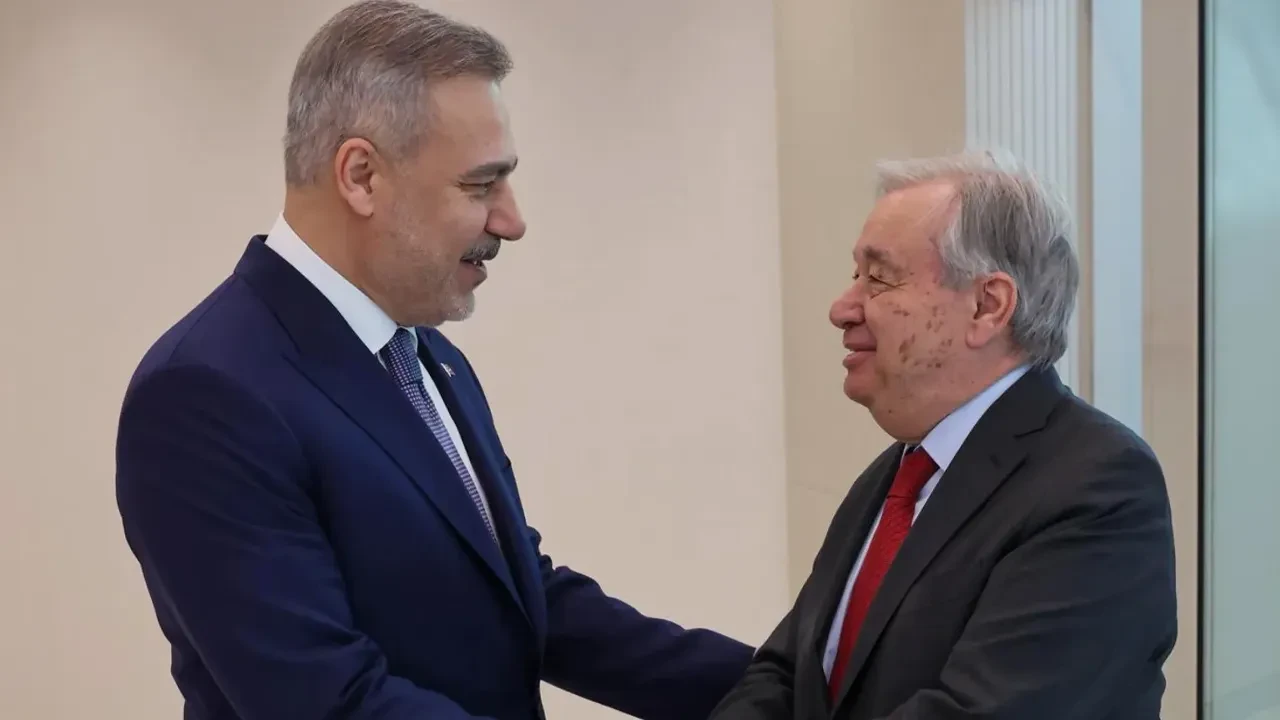 Hakan Fidan, BM Genel Sekreteri Guterres ile görüştü