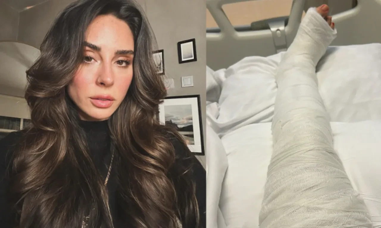 'Hepsi' grubu eski üyesi Yasemin Yürük, sokakta yürüdüğü sırada talihsiz bir kaza geçirdi