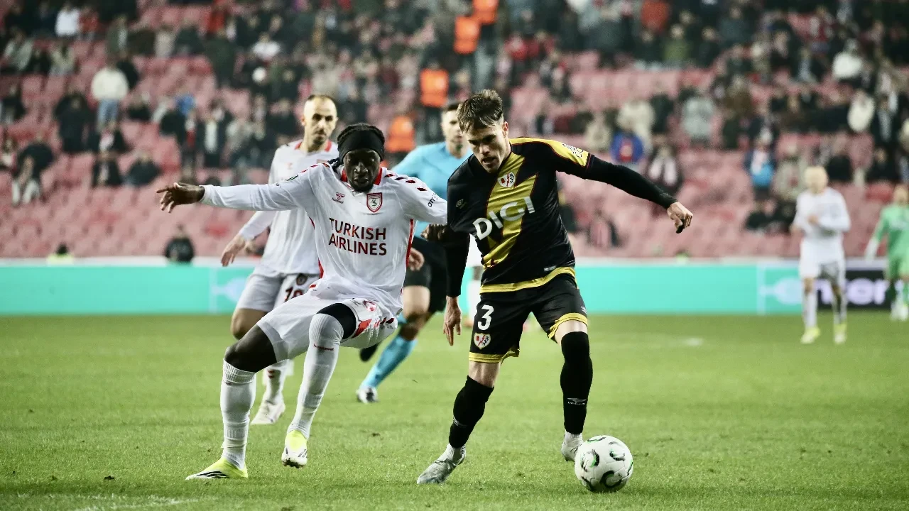 Samsunspor Rayo Vallecano maçı kaç kaç bitti? Samsunspor elendi mi rövanş oynanacak mı?