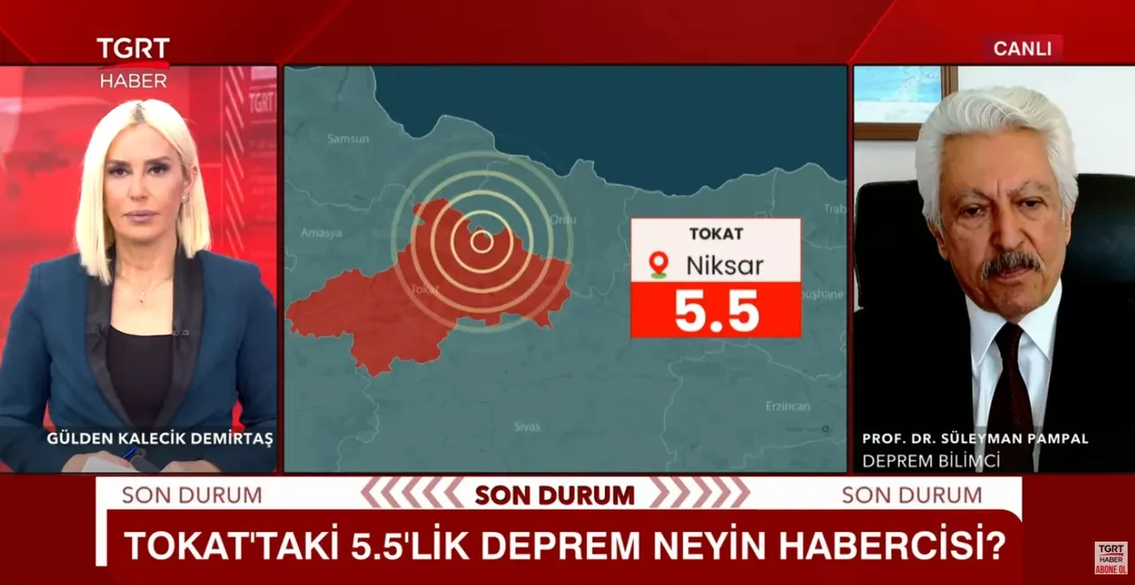 7 büyüklüğünde deprem kapıda! Süleyman Pampal TGRT canlı yayınında açıkladı