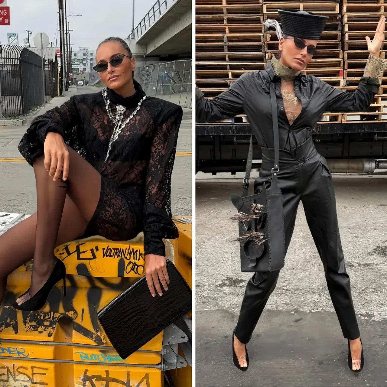 Eda Taşpınar'ın dudak uçuklatan tasarım ayakkabısı sosyal medyaya damga vurdu! Los Angeles paylaşımına eleştiriler çığ gibi