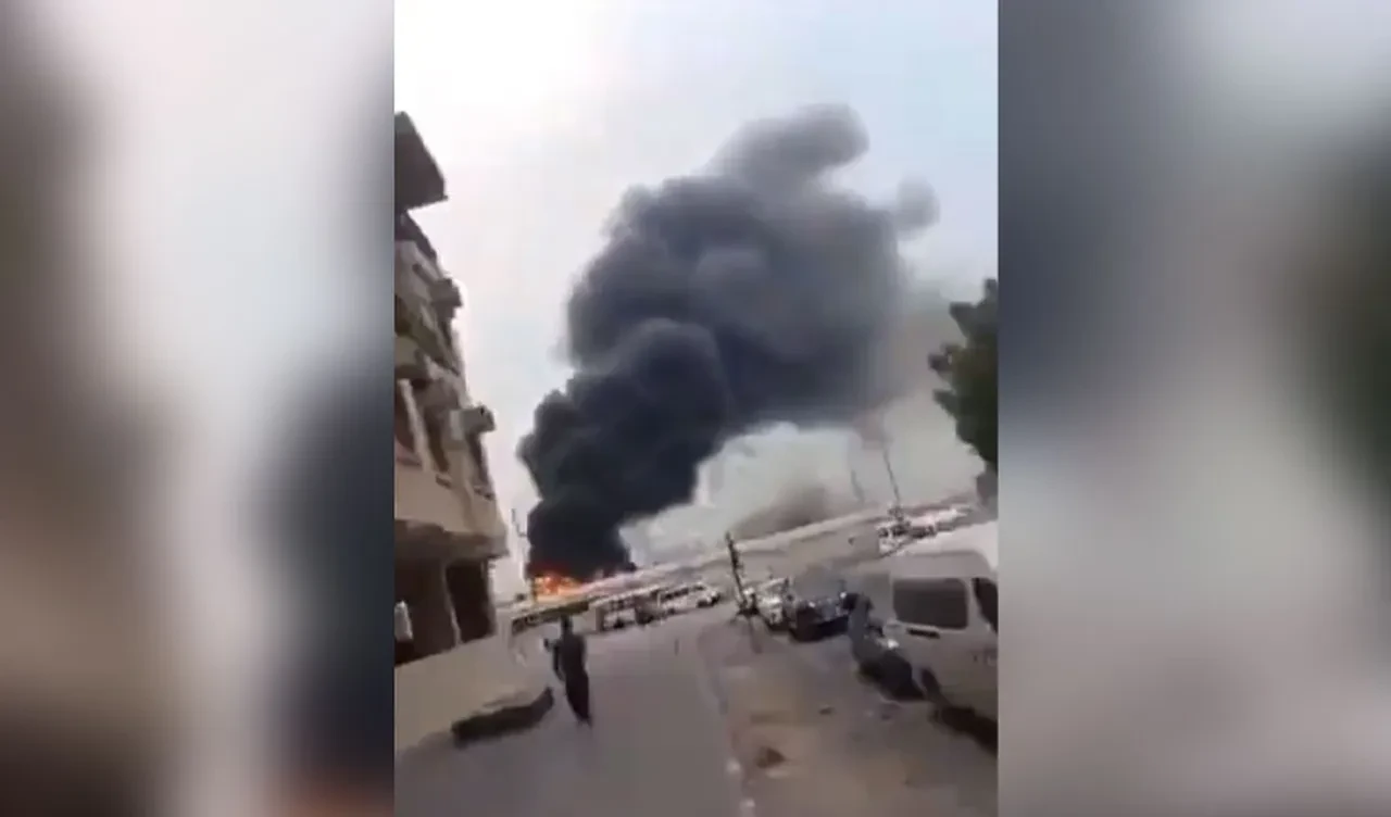 İran Dubai Finans Merkezi'ni hedef aldı! Bölgeden dumanlar yükseldi