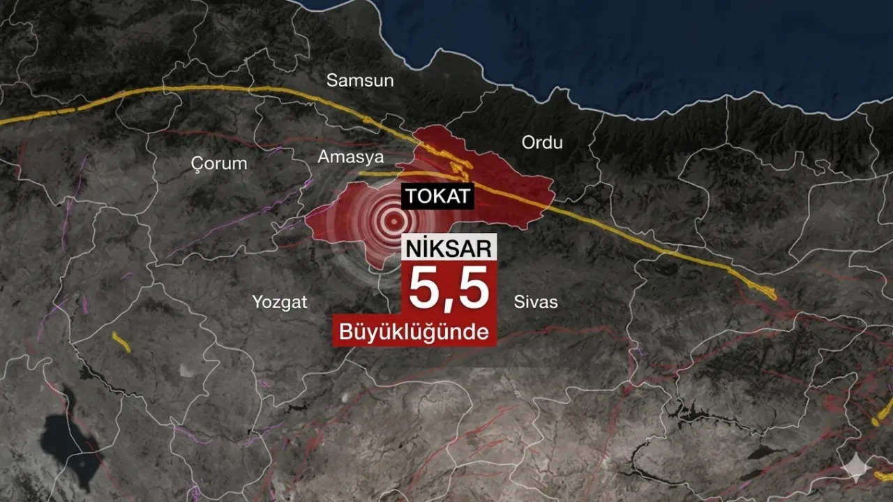 Son dakika! AFAD duyurdu! Tokat'ta 5.5 büyüklüğünde deprem: Bakan Çiftçi'den ilk açıklama geldi