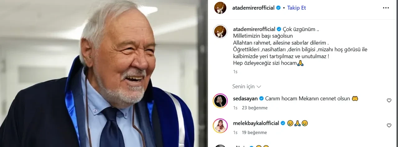 Ünlü isimlerin İlber Ortaylı üzüntüsü 