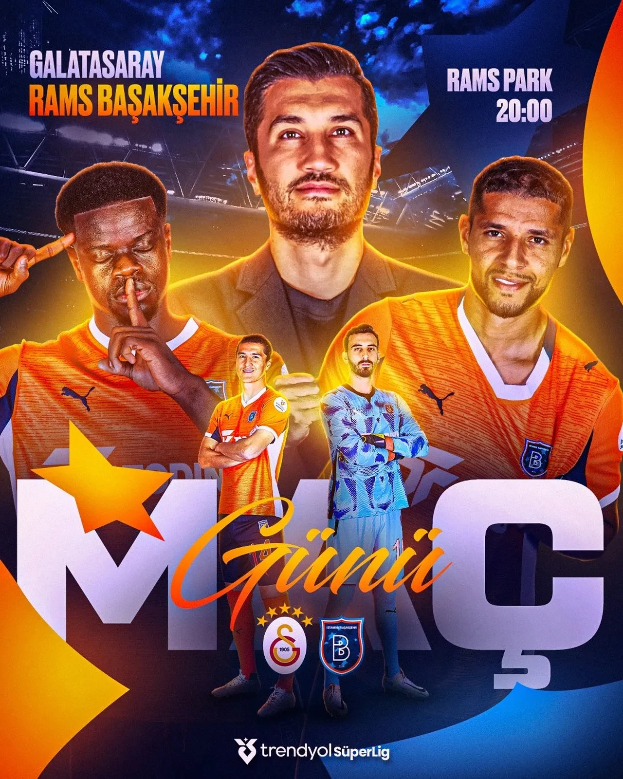 Galatasaray-Başakşehir | SÜPER LİG CANLI MAÇ ANLATIMI