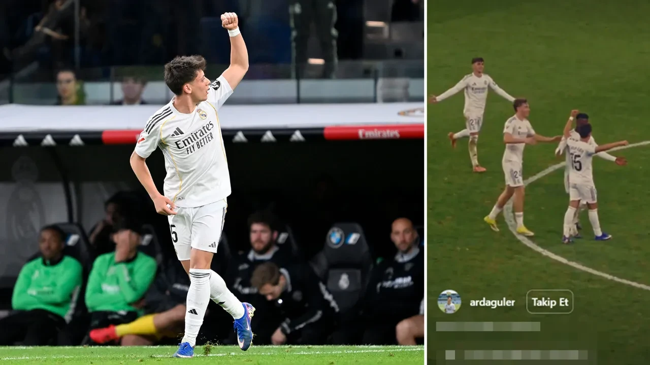 Attığı golle geceye damga vurdu! Arda Güler'in esprili paylaşımı taraftarları güldürdü