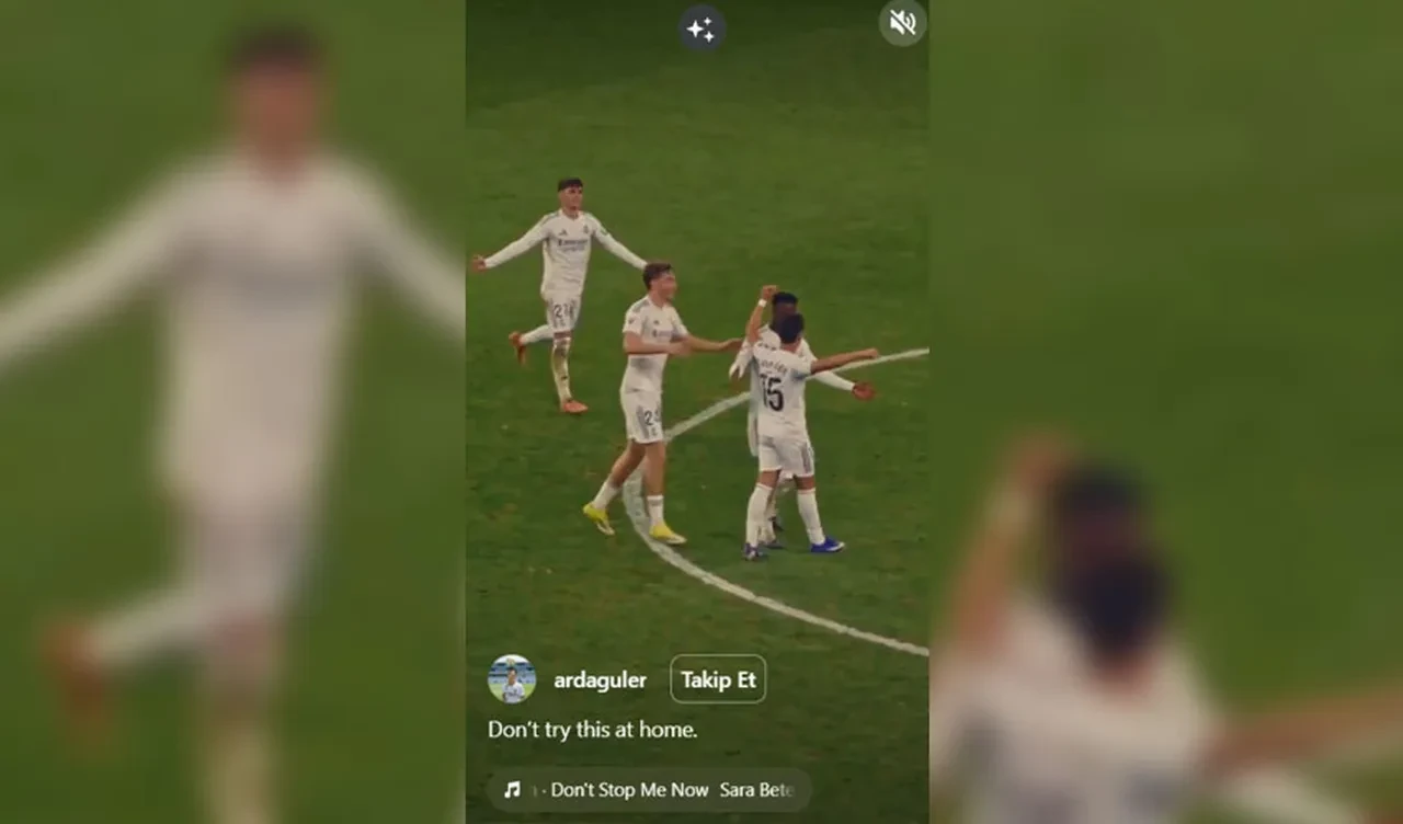 Attığı golle geceye damga vurdu! Arda Güler'in esprili paylaşımı taraftarları güldürdü