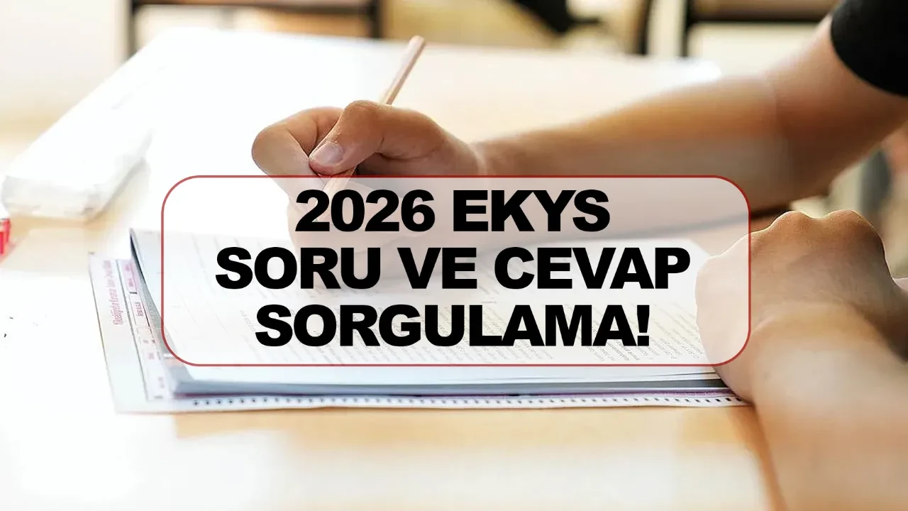 EKYS soru ve cevap sorgulama! Eğitim Kurumlarına Yönetici Seçme Sınavı sonuçları ne zaman açıklanır?