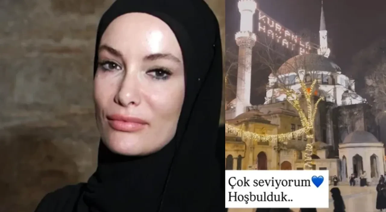 Gamze Özcelik, teravihi Ayasofya'da sabah namazını Eyüp sultanda kıldı! Gamze Özçelik, Ilk defa bir Ramazan İstanbul'da!