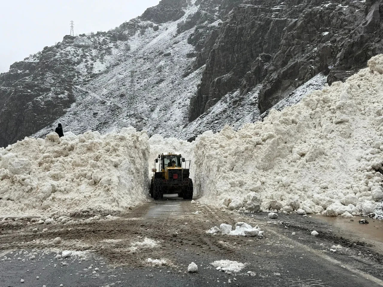 Hakkari'de çığ düştü, otobüs mahsur kaldı! Bingöl'de çok sayıda köy yolu kapandı