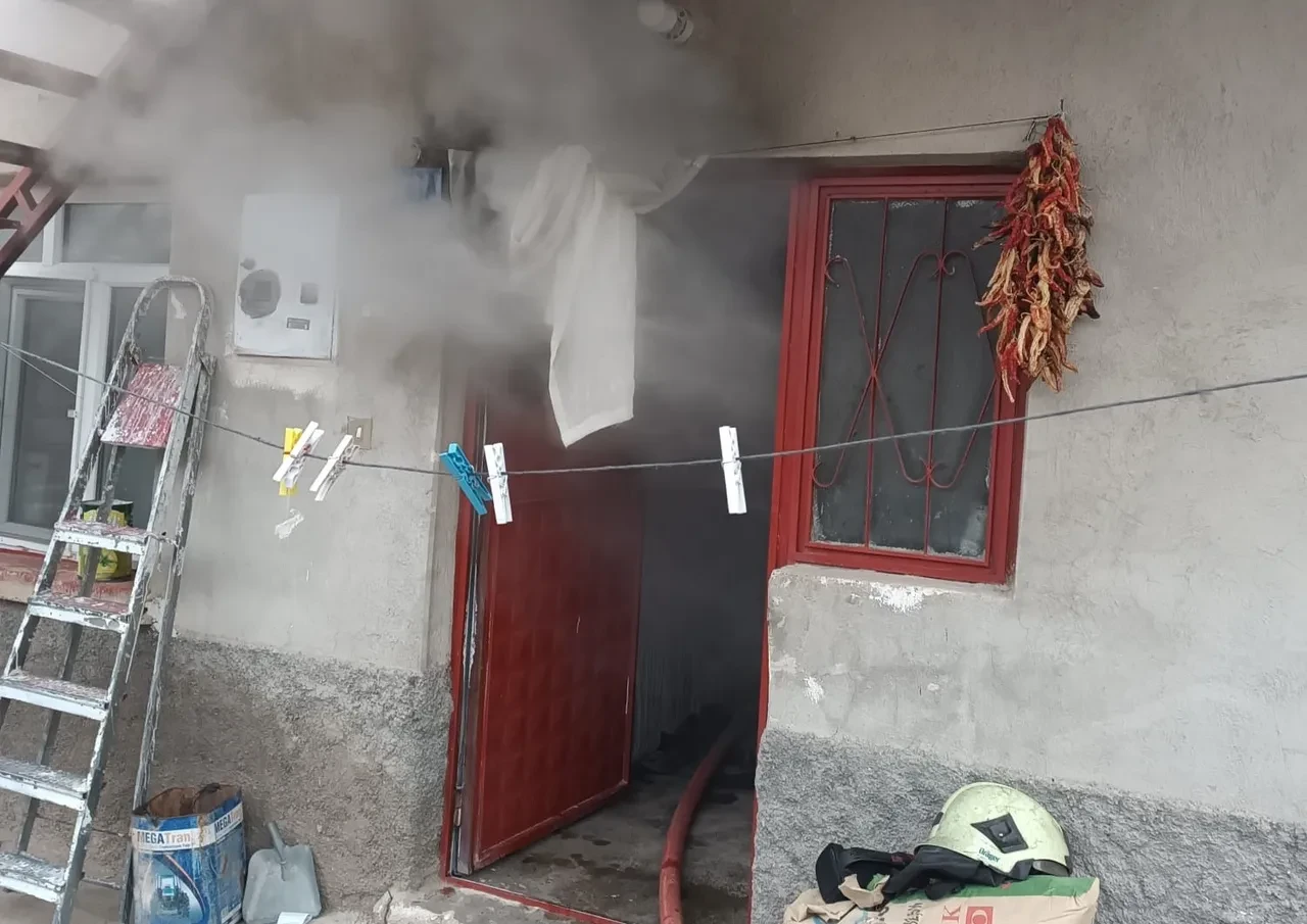 Konya'da evdeki yangın can aldı