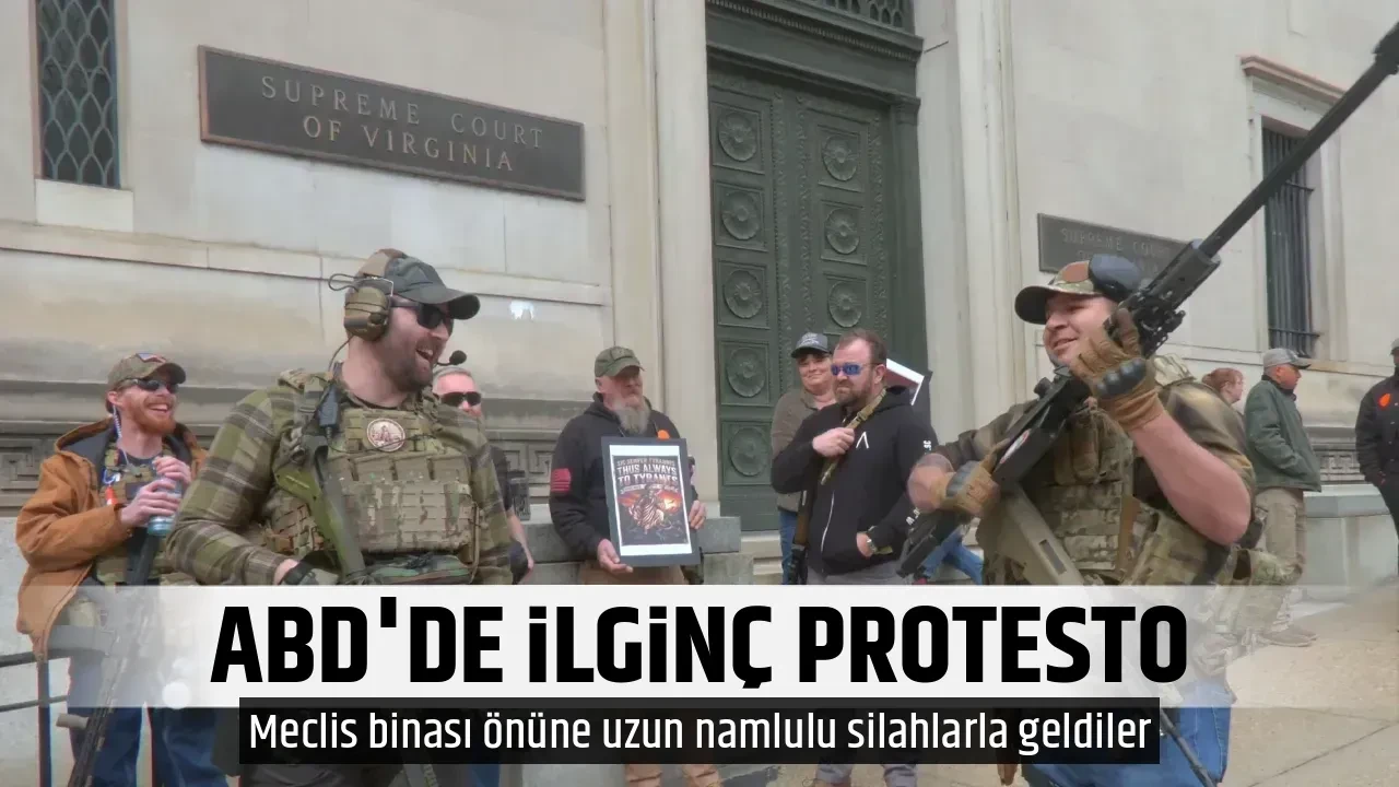 ABD'DE İLGİNÇ PROTESTO