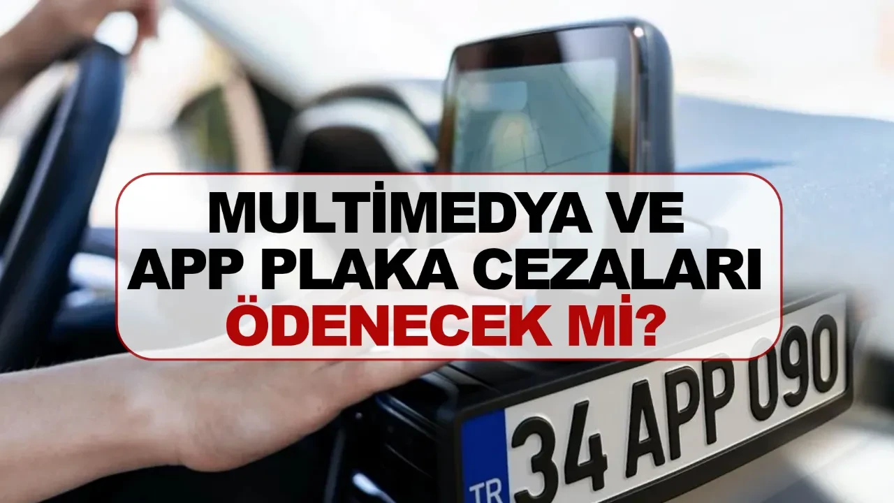 Multimedya double ekran APP plaka cezaları iptal mi oldu cezalar ödenecek mi?