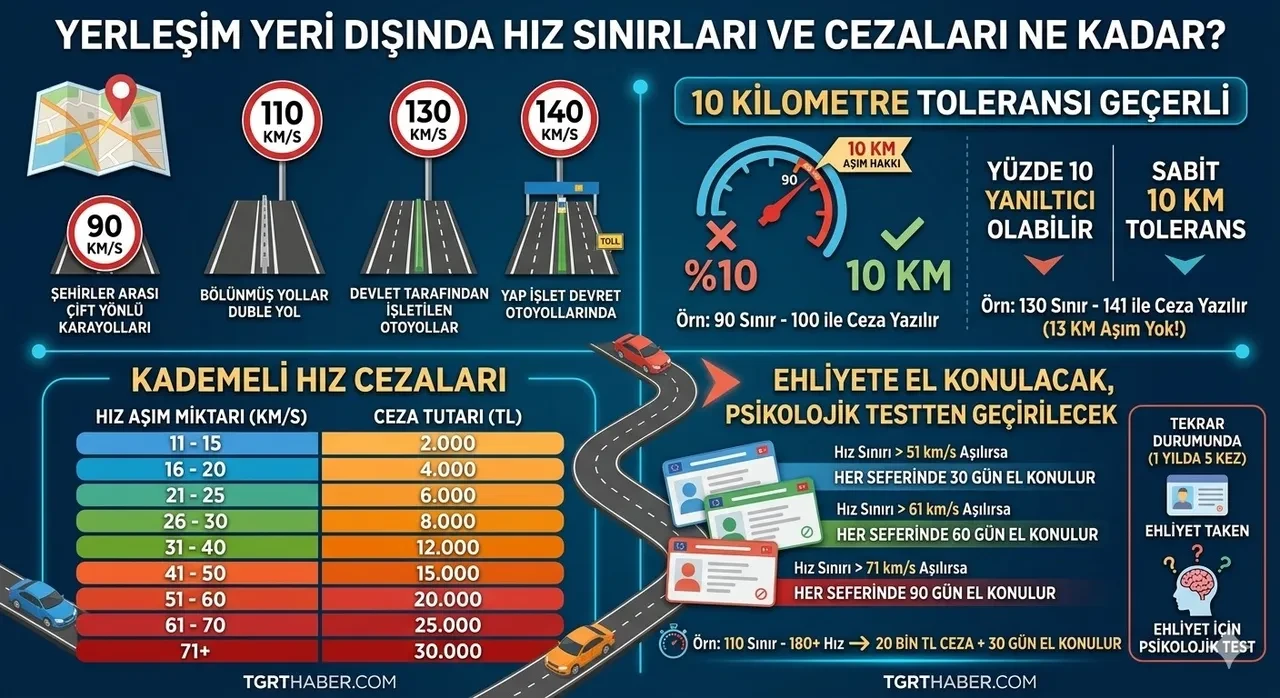 Hesap hatasına ceza yağacak! Şehir içi 5 şehir dışı 10 kilometre: Bayram tatili yolunda ehliyetinizden olmayın
