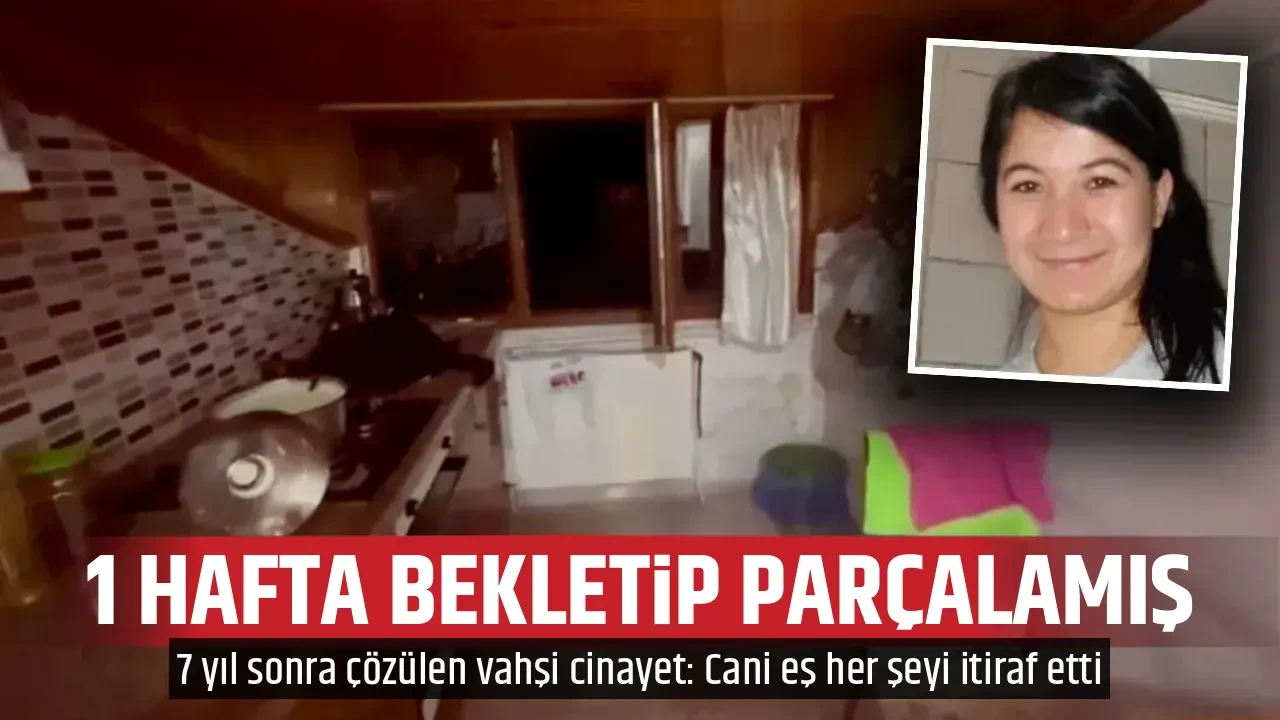 1 HAFTA BEKLETİP PARÇALAMIŞ