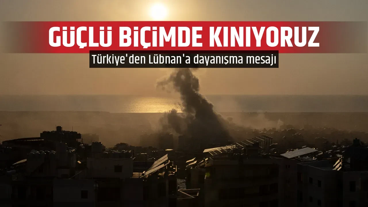 GÜÇLÜ BİÇİMDE KINIYORUZ