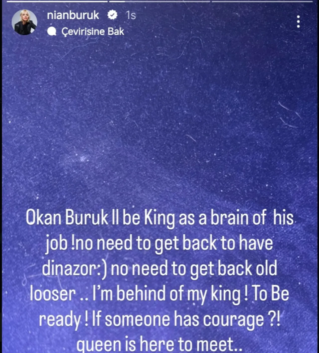 Okan Buruk'un eski eşi Nihan Buruk'tan bir garip paylaşım: Dinozora geri dönmeye gerek yok