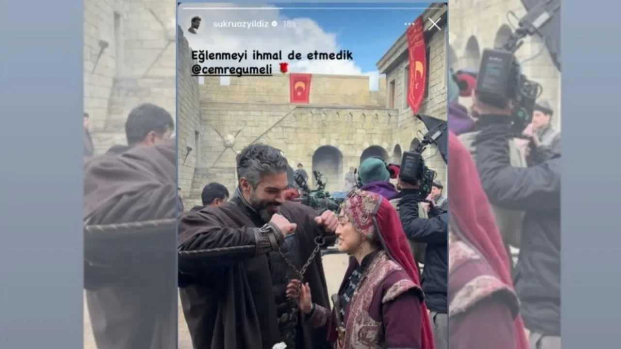 Şükrü Özyıldız ve Cemre Gümeli birlikteliği belgelendi! Dizi aşkı resmen gerçek oldu
