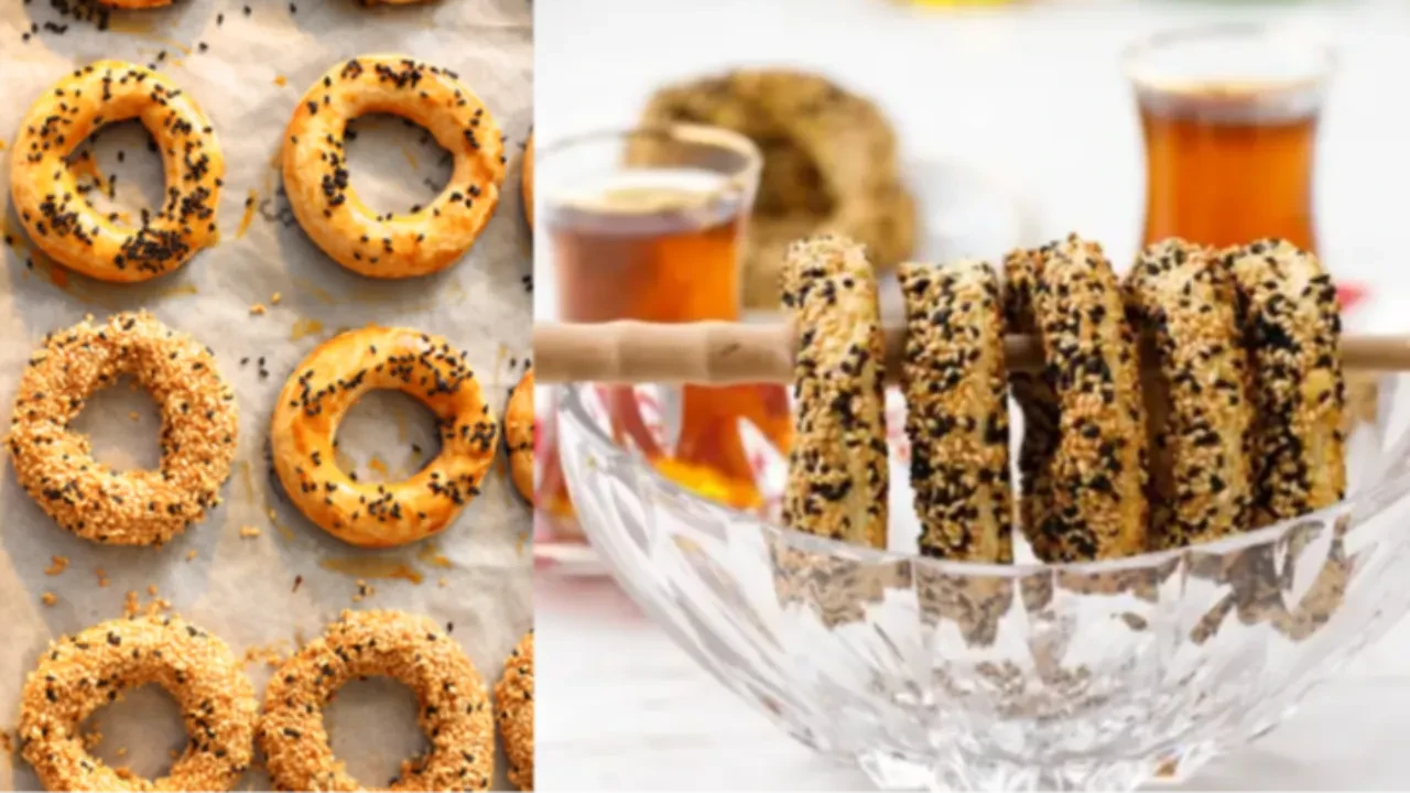 Susamlı gevrek kandil simidi tarifi! Pastanedekileri aratmayan kıyır kıyır kandil simidini evinizde kendiniz yapın