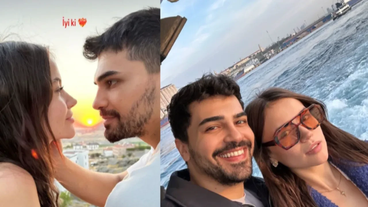 Yağmur Yüksel'den aşk kokan pozlar! Yüksel'in sevgilisi Oktay Ekinci ile mutluluk kareleri sosyal medyayı salladı