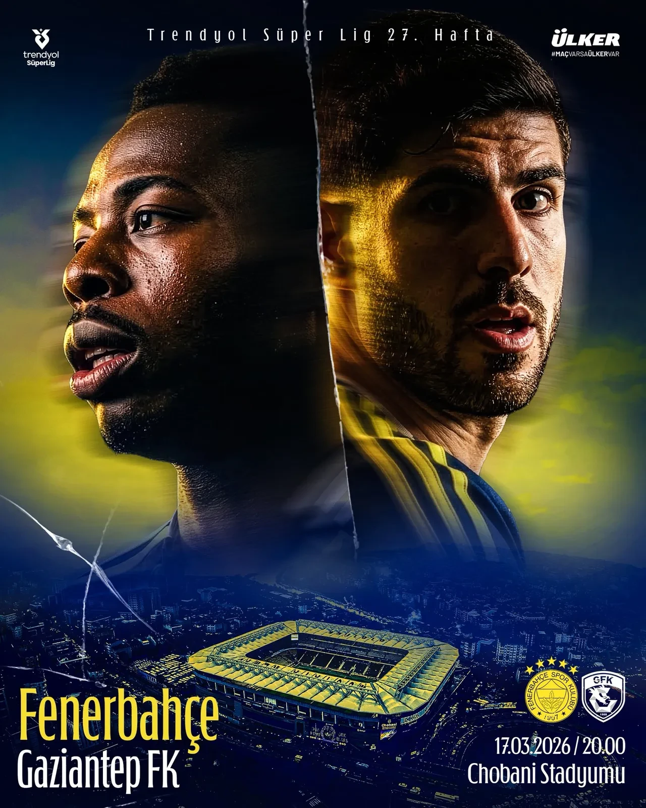 Fenerbahçe-Gaziantep FK | SÜPER LİG CANLI MAÇ ANLATIMI