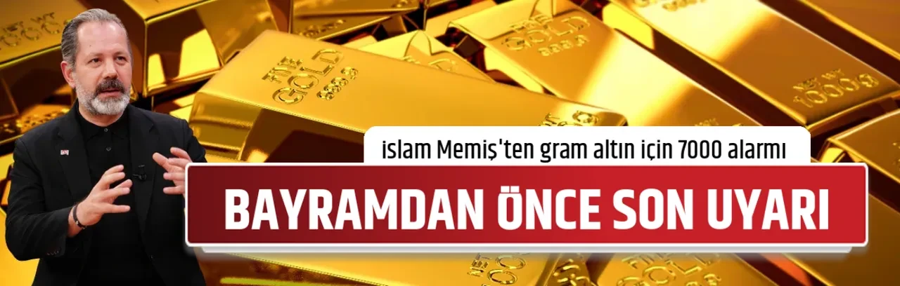 BAYRAMDAN ÖNCE SON UYARI