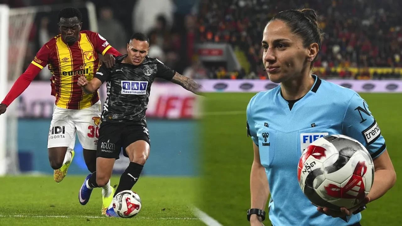 Kadın hakem Asen Albayrak'ın VAR konuşmaları gündem oldu! Göztepe-Alanyaspor maçında kararını değiştirmedi