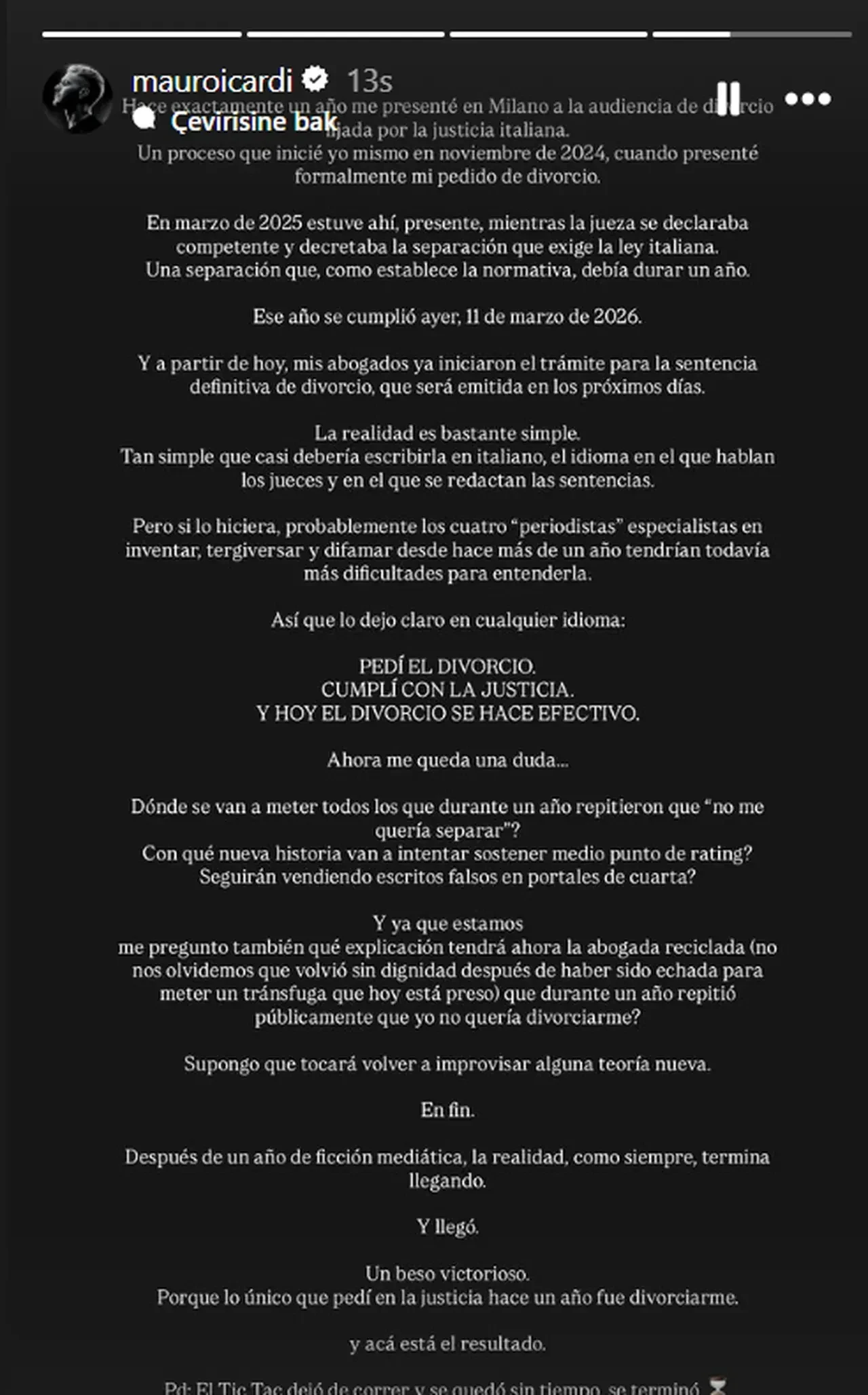 Mauro Icardi ile China Suarez düşman çatlattı! Boşanma sonrası ilk poz 