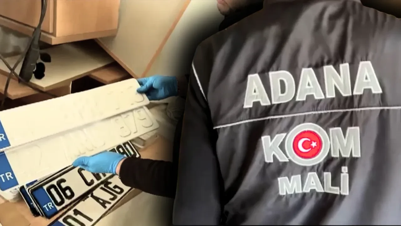 Merdiven altı plaka basım atölyelerine baskın! 4 kişi tutuklandı