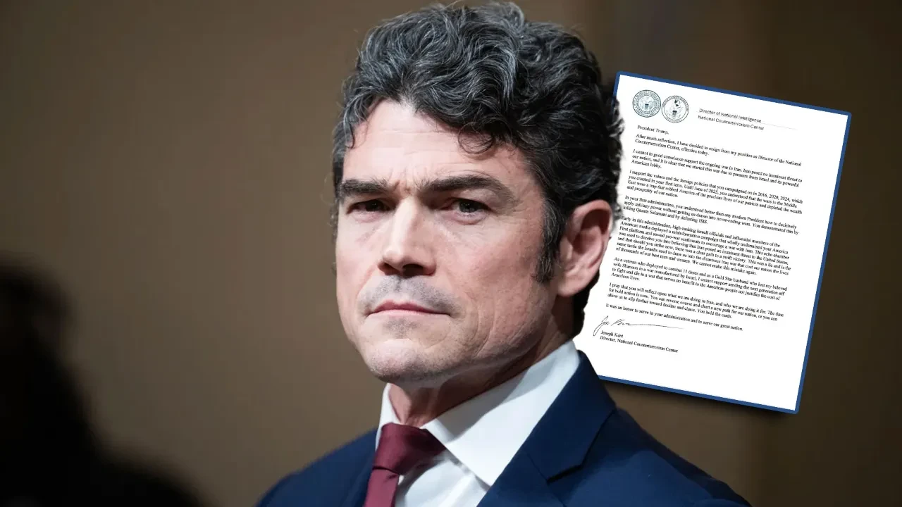 Trump’ın Ulusal Terörle Mücadele Direktörü Joe Kent İran savaşına karşı çıktığını duyurup istifa etti 
