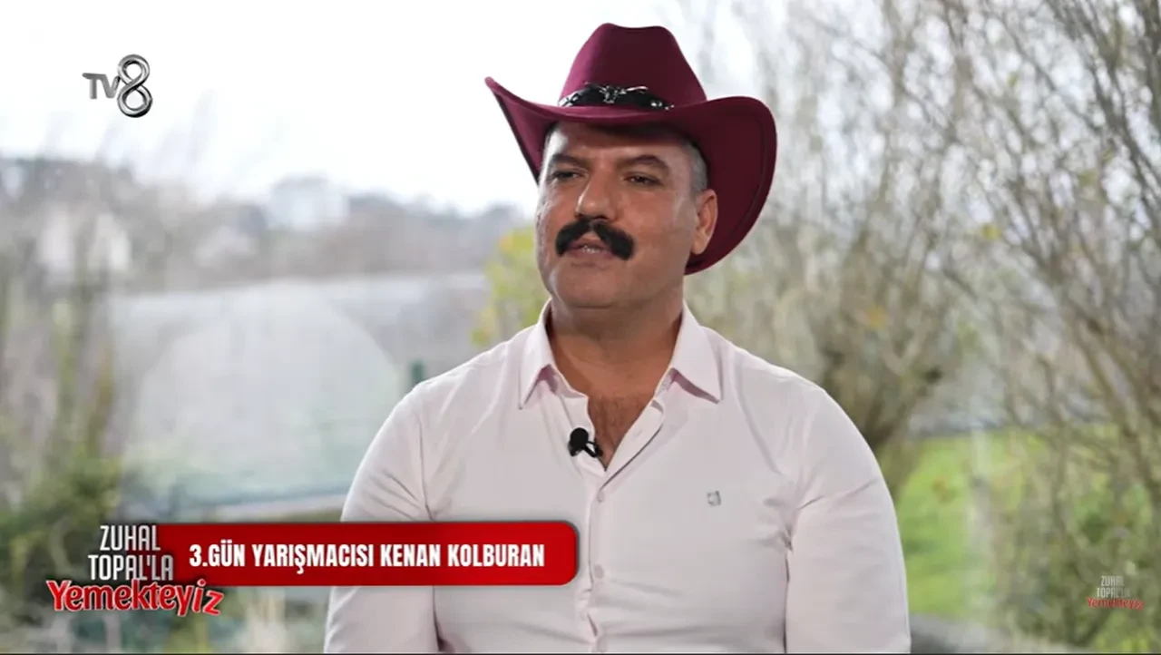 Yemekteyiz Kenan Kolburan kimdir, mesleği nedir? Yemekteyiz'in kovboy şapkalı yarışmacısı merak edildi