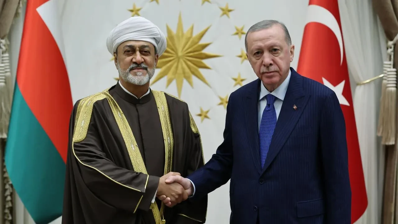 Cumhurbaşkanı Erdoğan, Umman Sultanı Heysem Bin Tarık'la görüştü