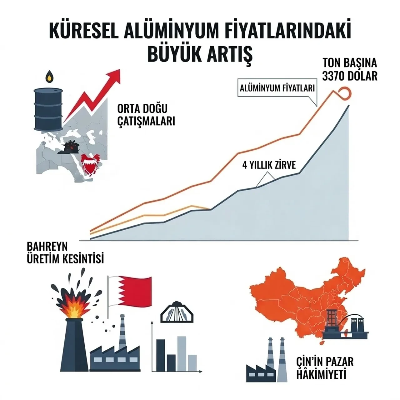 Dünya ekonomisi için kritik öneme sahip! Petrolden sonra fiyatları fırlıyor: 4 yıllık zirveye yakın