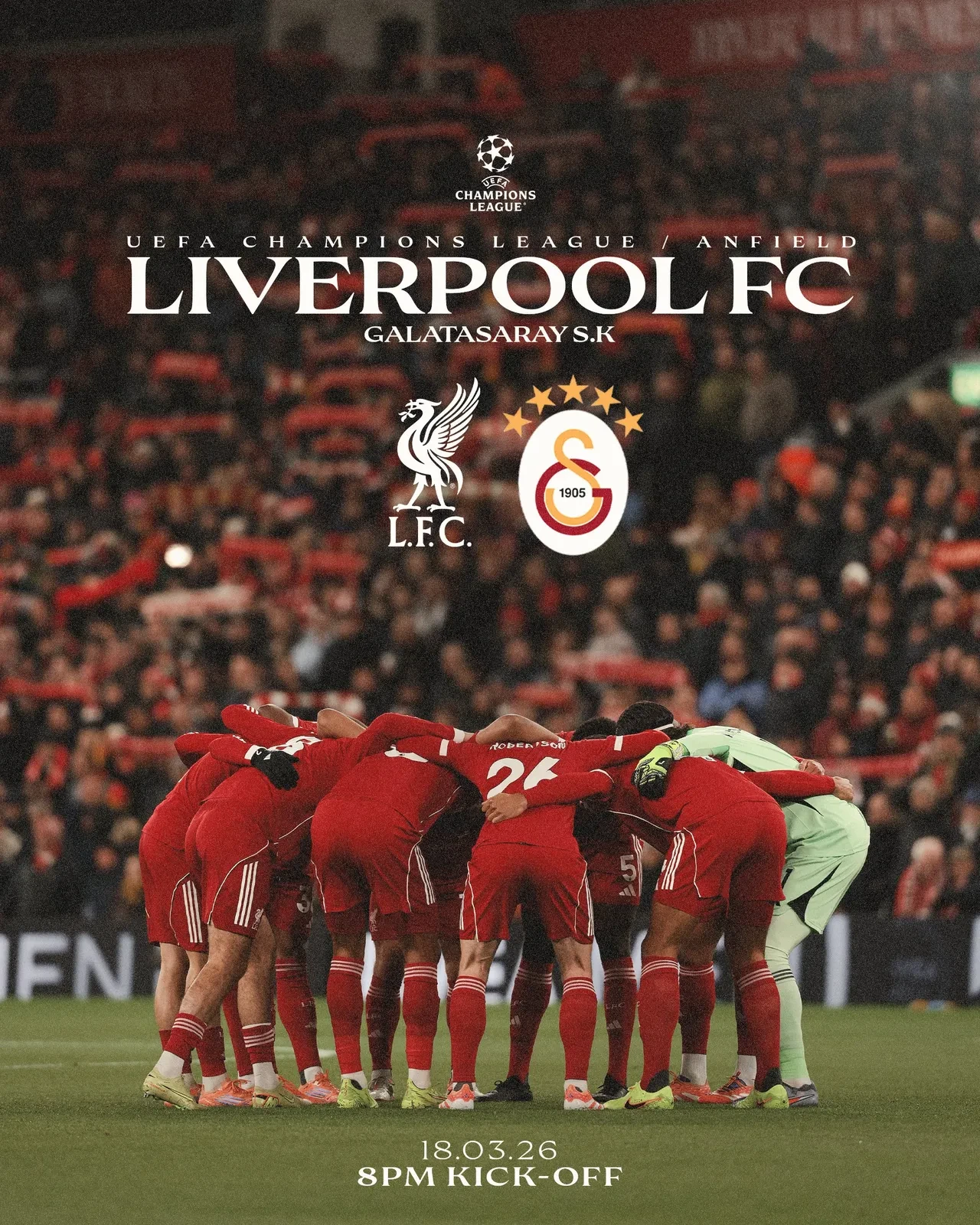 Galatasaray Liverpool deplasmanında | ŞAMPİYONLAR LİGİ CANLI MAÇ ANLATIMI