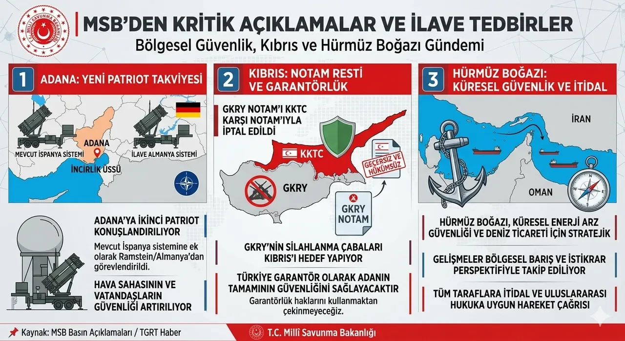 MSB duyurdu! Bir Patriot sistemi daha Adana’da! İncirlik Üssü'ne konuşlandırılıyor