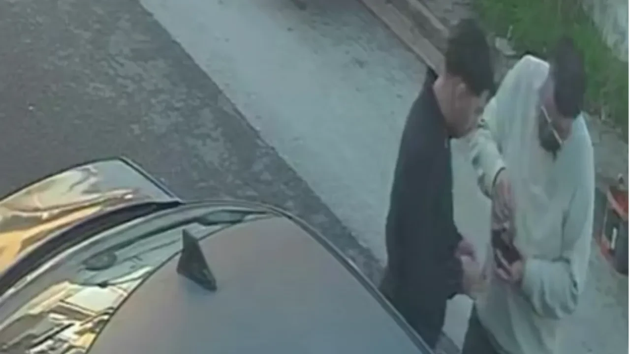 Sanki hırsızlık değil de alın teri! Otomobilden çaldıkları altınları paylaşıp, eğlendiler