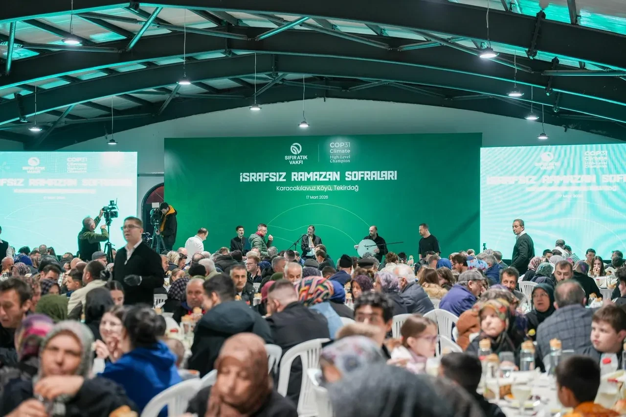 Sıfır Atık Vakfı'nın İsrafsız Ramazan Sofraları Programının Son Durağı Tekirdağ Karacakılavuz Köyü Oldu