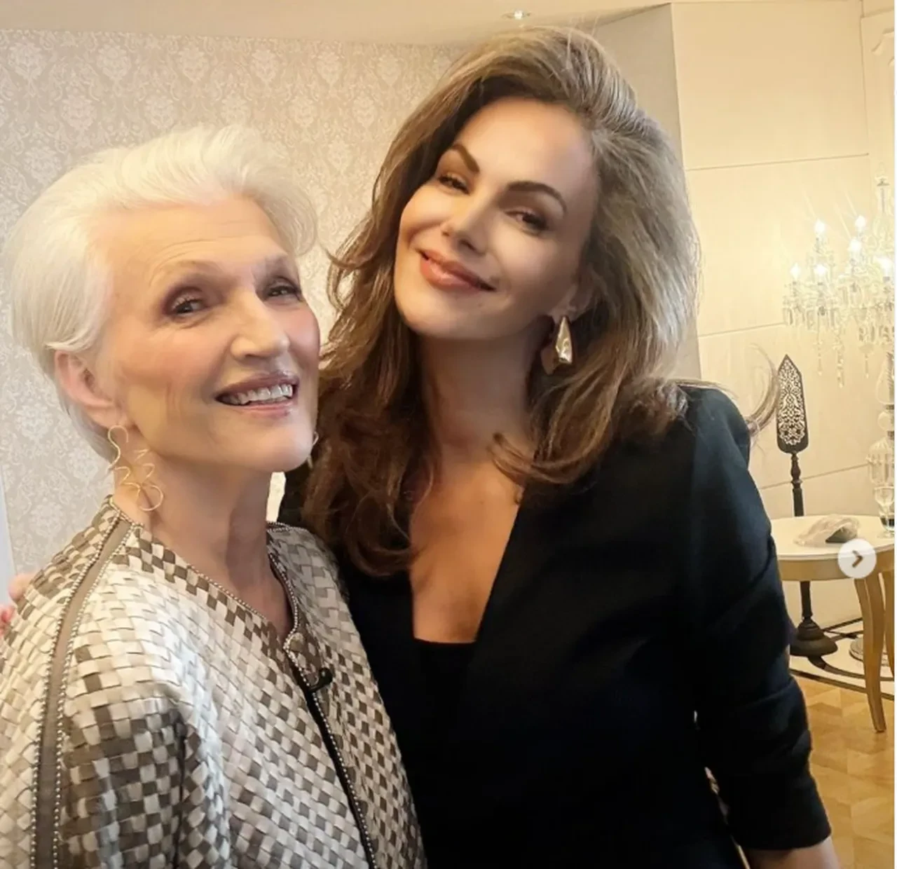 Tülin Şahin ile Elon Musk'ın annesi Maye Musk İstanbul'da buluştu