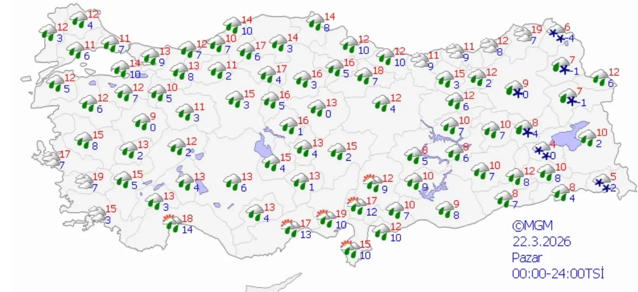 Bayram havası ters köşe yapacak: Sıcaklık düşüyor, yağışlar günlerce sürecek