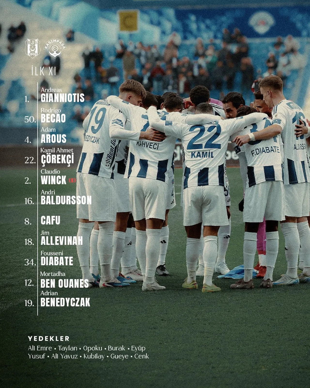 Beşiktaş-Kasımpaşa | SÜPER LİG CANLI MAÇ ANLATIMI