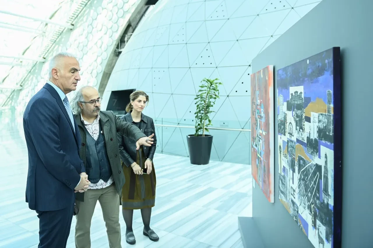 Cumhuriyetin başkenti Ankara’nın hafızası tuvale taşındı