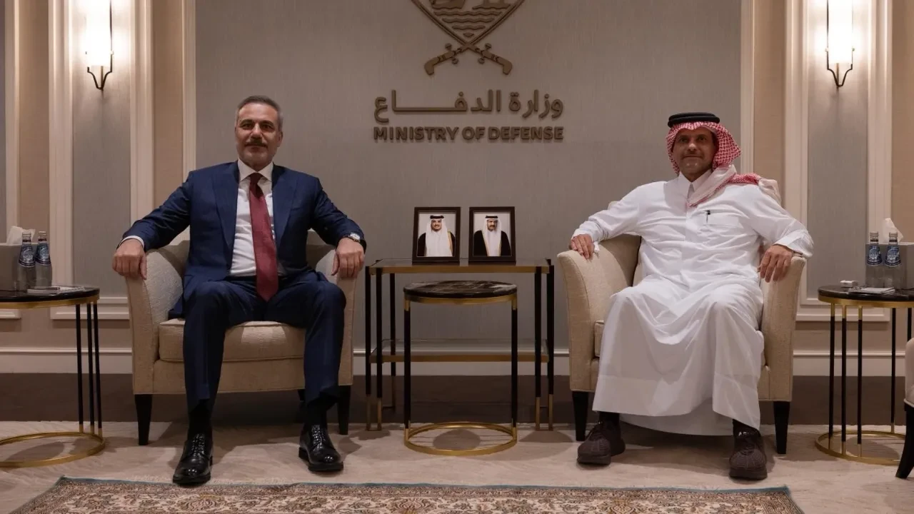 Dışişleri Bakanı Hakan Fidan, Katar Savunma Bakanı Al Thani ile görüştü
