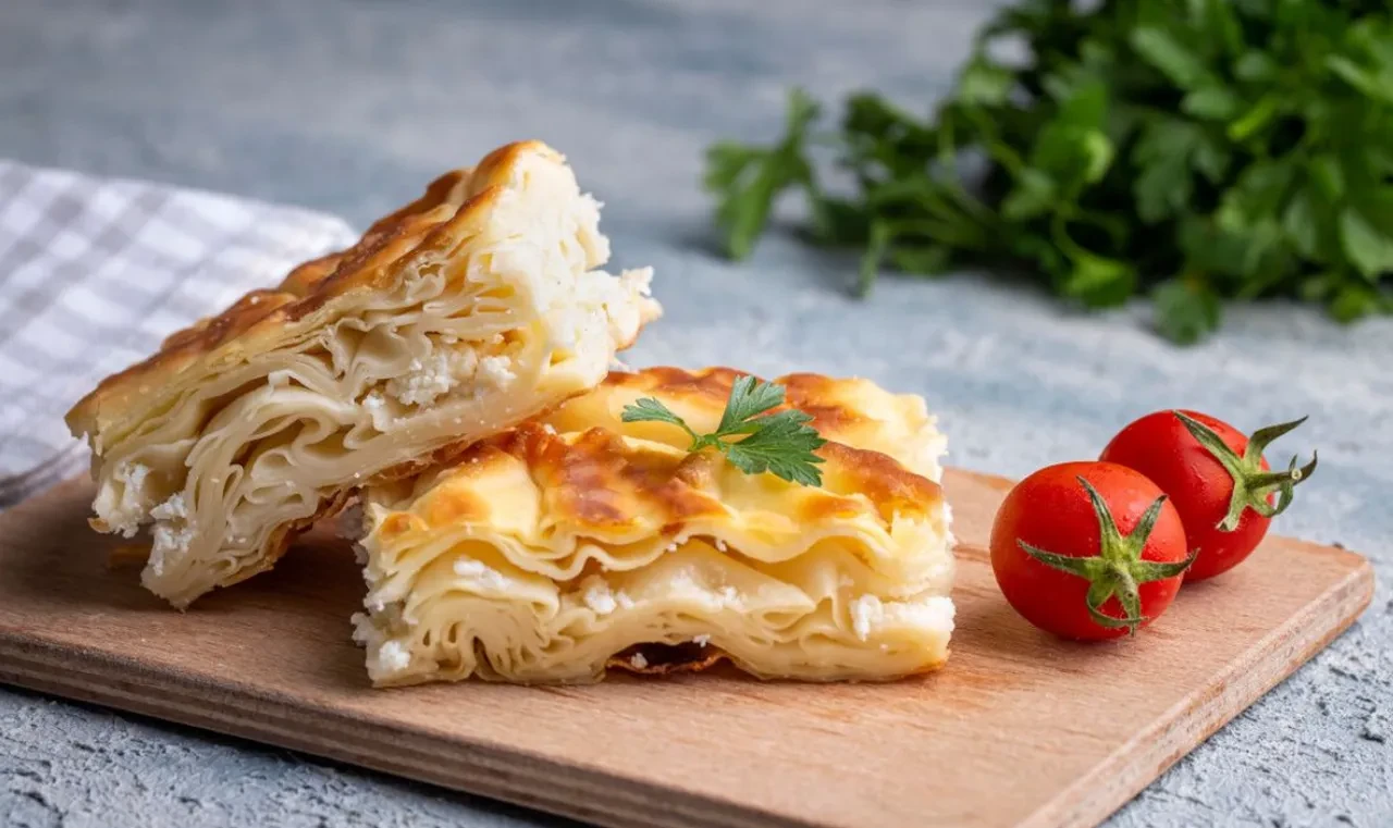 Orijinalini aratmayan en pratik yalancı su böreği tarifi! Yiyen herkesin hazır sandığı hazır yufkadan peynirli börek tarifi