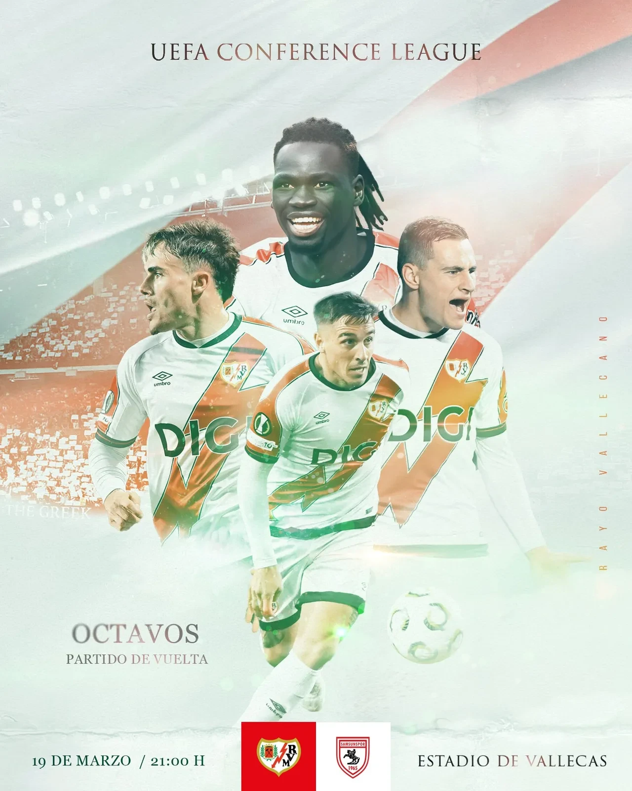 Samsunspor Rayo Vallecano deplasmanında | KONFERANS LİGİ CANLI MAÇ ANLATIMI